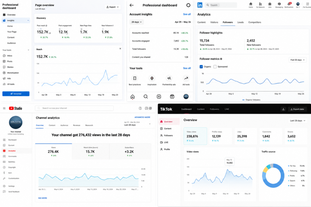Social Media Management SEO Infinite Future Marketing